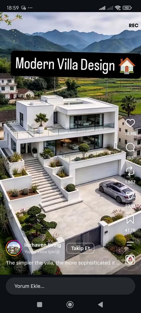 Kiralık eşyalı çiftlik evi - İskele Kalecik'te 4+1